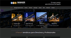 Desktop Screenshot of managerforum.es